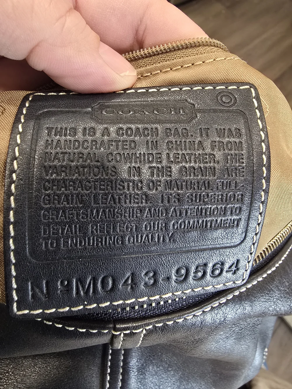 Vintage Y2K Coach Legacy Demi Hobo Bag Leather